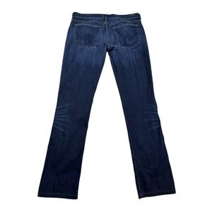 Citizens of Humanity Ava Low Rise Straight Leg Jeans Dark Wash Blue Size 30 (32)